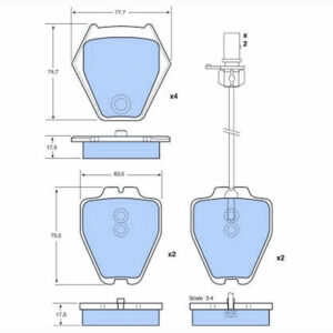 Δισκόφρενα  ZTEC+ για Audi,Vw
